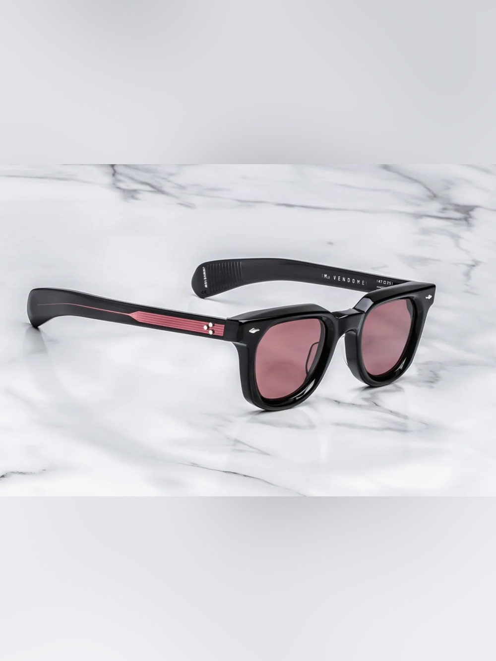 JACQUES MARIE MAGE VENDOME SABER SUNGLASSES AUTHENTIC BLACK PINK JAPAN $1000
